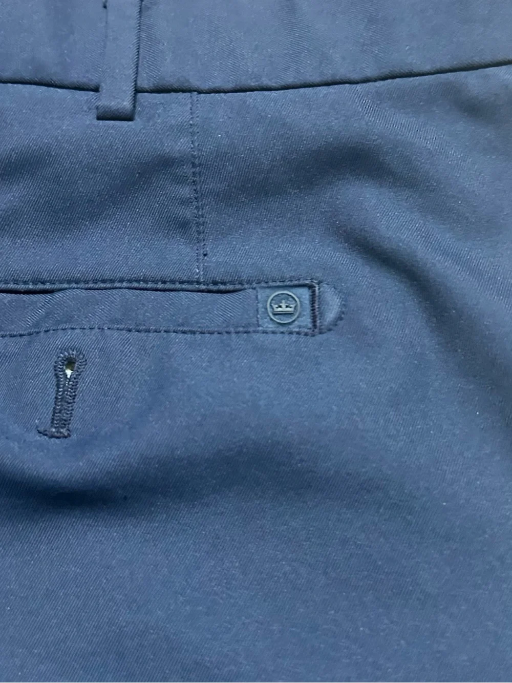 Peter Millar Golf Shorts Size 44 Navy Blue